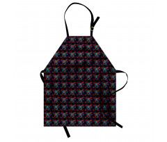 Aqua Ribcage with Flowers Apron