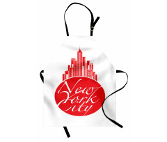 New York City Apple Emblem Look Apron