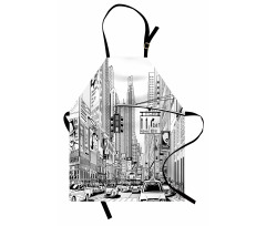 Street of New York Urban Sketch Apron