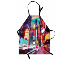 Colorful Night Times Square Apron