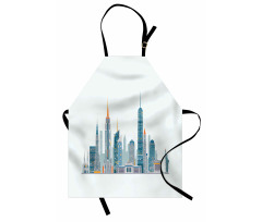 Megacity New York Illustration Apron