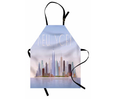 Pastel Tones Big Apple Skyline Apron