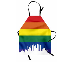 Sydney Buildings Rainbow Flag Apron