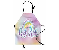 Gay Pride Clouds and Rainbow Apron