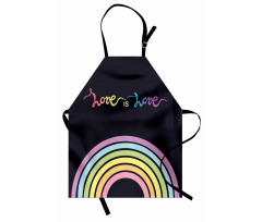 Love is Love Rainbow Lines Apron