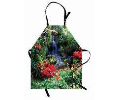 Spring Forest Waterfall Apron