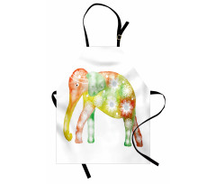 Elephant Daisy Flower Apron