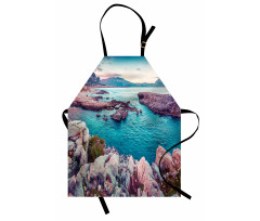 Vibrant Mediterranean Sea Apron