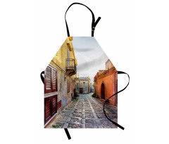 Narrow Street Erice Apron