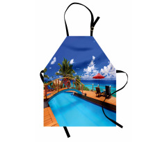 Sea Pool Beach Holiday Apron