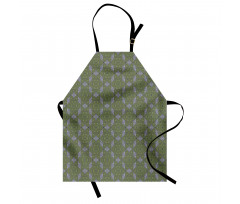 Stripped Floral Art Apron