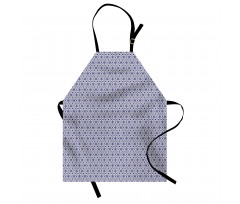 Abstract Repetitive Flowers Apron