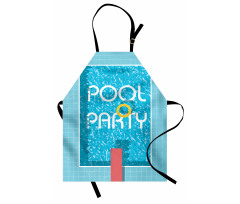 Retro Art Swimming Pool Apron