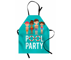 Happy Children Swimsuits Apron