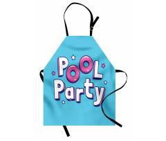 Cartoon Lettering Apron