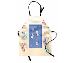 Top Poolside Sunbathing Apron