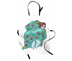 My Hobby is Sleeping Girl Apron