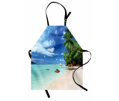 Seascape Nature Jungle Apron