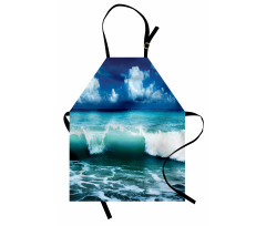 Caribbean Seascape Waves Apron