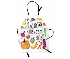 Drawing Fresh Food Apron