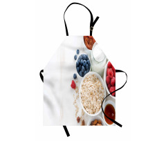 Porridge Milk and Fruits Apron