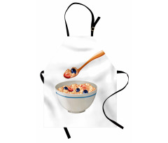 Spoon and Bowl of Porridge Apron