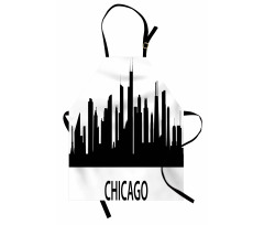 Chicago Line Silhouette Apron