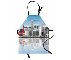 Modern Springfield Skyline Apron