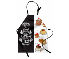 Eat Dessert First Patisserie Apron