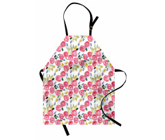 Fine Art Style Spring Flora Apron