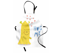 Monster and Hug Me Words Apron