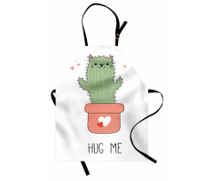 Funny Cactus Shape as Cat Apron