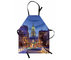 Landmark Building Winter Apron