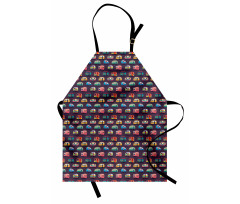 Retro Colorful Vans Apron