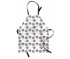 Romantic Flowers Apron