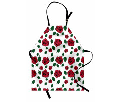 Romance Floral Doodle Apron