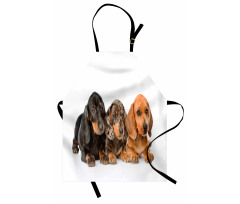 Puppies Lying Together Apron