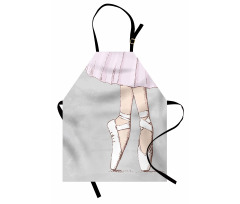 Legs Standing in Balance Apron