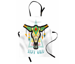 Bohemian Stay Wild Bull Apron