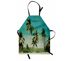 Retro Summer and Tall Trees Apron