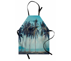 Summer Themed Tropical Shore Apron