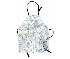 Technical Formulas Notebook Apron