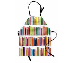 Colorful Doodle of Books Apron