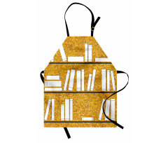 Simplistic Books on Shelves Apron