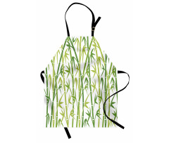 Cartoon Style Bamboo Apron