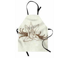 Vintage Aromatic Flower Apron