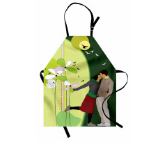 Abstract Love Composition Apron