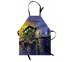 Kyiv City Night Art Apron