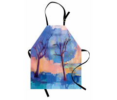 Abstract Nature Trees Apron