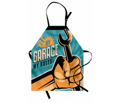 Retro Holding Wrench Apron